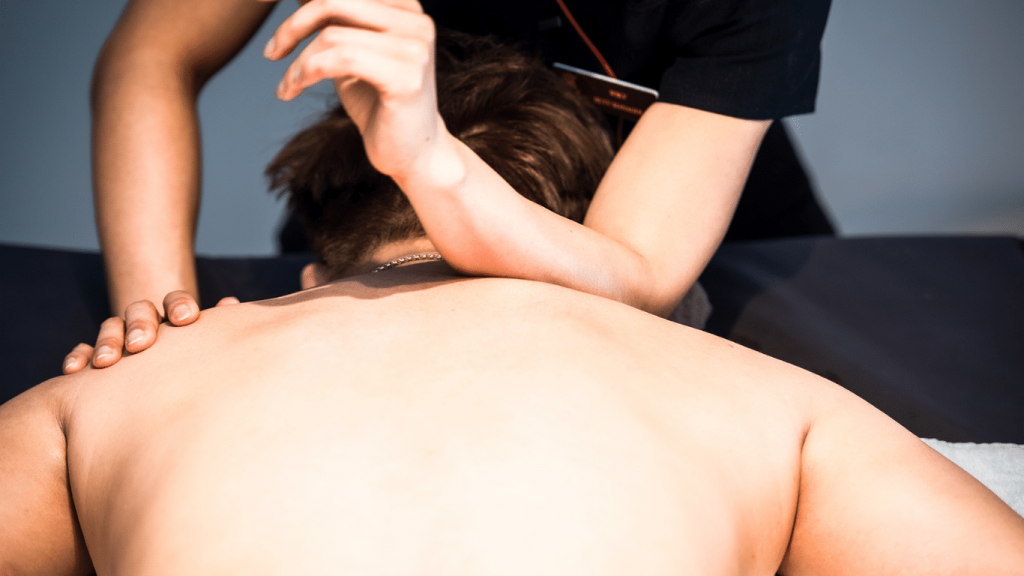 Back and shoulder massage in solihull