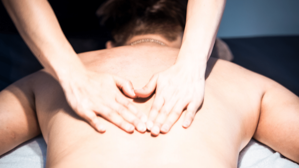 Back and shoulder massage in solihull