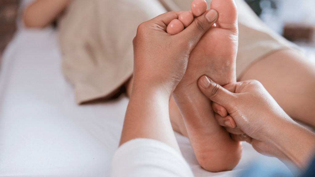 Foot massage with reflexology in solihull